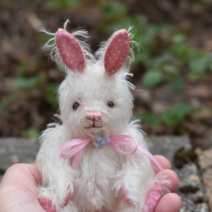 Complete sewing kit to make &#39;Flopsy&#39; bunny 5&quot; - mohair, joints, filling etc, diy teddy kit, sew a bunny