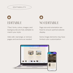 Vintage Wedding Website Template, Elegant Old Money Canva Design (RSVP Included) - V01 image 9