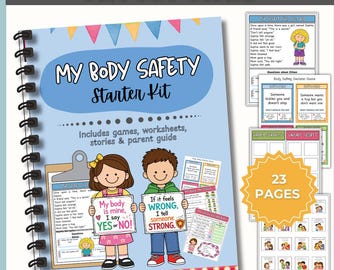 Body Safety Starter Kit for Kids | Body Safety Printable Worksheets, Social Stories & Safety Games