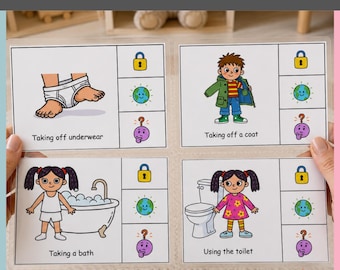Private vs Public Body Behavior Flash Cards | Social Skills & Boundaries Activity | Personal Safety Resource | Preschool Body Safety