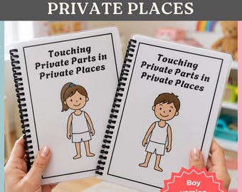 Touching Private Parts in Private Places Social Story | Body Safety Printable | Private vs Public Behaviors | Preschool and Kindergarten PDF