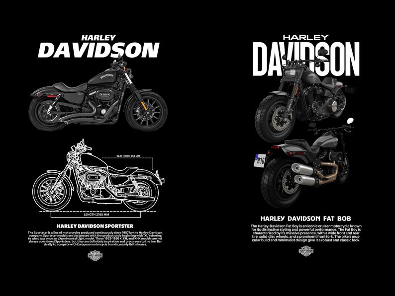 1000+ Motorcycle T-Shirt Design Bundle PNG SVG, Biker Graphics Pack, Vintage Racing Bike Artwork, Commercial Use image 2