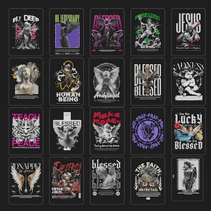 1000+ T-Shirt Design Bündel PNG SVG | Vintage Typografie Grafiken | Lustige sarkastische Shirt Designs | POD Kommerzielle Nutzungsdateien