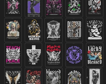 1000+ T-shirtontwerpbundel PNG SVG | Vintage typografie-graphics, grappige sarcastische shirtontwerpen, POD-bundel voor commercieel gebruik