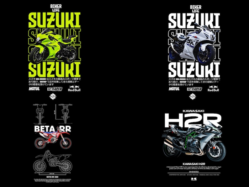 1000+ Motorcycle T-Shirt Design Bundle PNG SVG, Biker Graphics Pack, Vintage Racing Bike Artwork, Commercial Use image 4