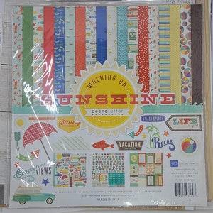 Echo Park Paper, Walking on Sunshine 12x12 Collection