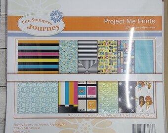 Fun Stampers Journey Project Me Prints, 12x12 Paper Collection