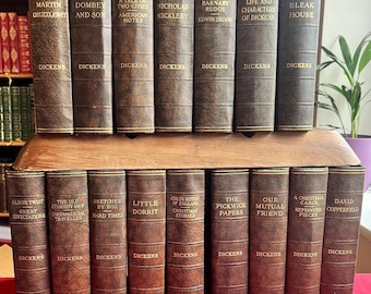 Complete Charles Dickens Book Set – 1933 Illustrated Hardbacks