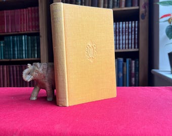 Memorias de Benvenuto Cellini, 1934, J. M. Dent, tapa dura / Libro de estilo vintage Everyman / Edición decorada por Eric Ravilious / Encuadernación en tela beige