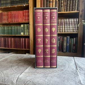 Jane Austen 3-volume Folio Society Set – Emma, Pride Prejudice