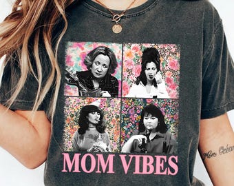 90s Mom Vibes PNG, Retro Floral Sublimation Design (Digital Download)