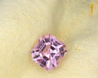 12.60 ct natürlicher loser Edelstein Rosa Kunzit quadratische Form