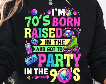 70s 80s 90s Nostalgia PNG (Instant Download)