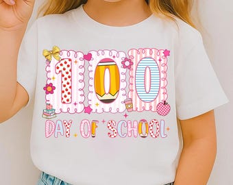 100 Days of School PNG, 100 Days of School Coquette Png,Teacher 100 Days, 100 Days Png, 100 Days Design,Pink Bow Classroom Printable Clipart