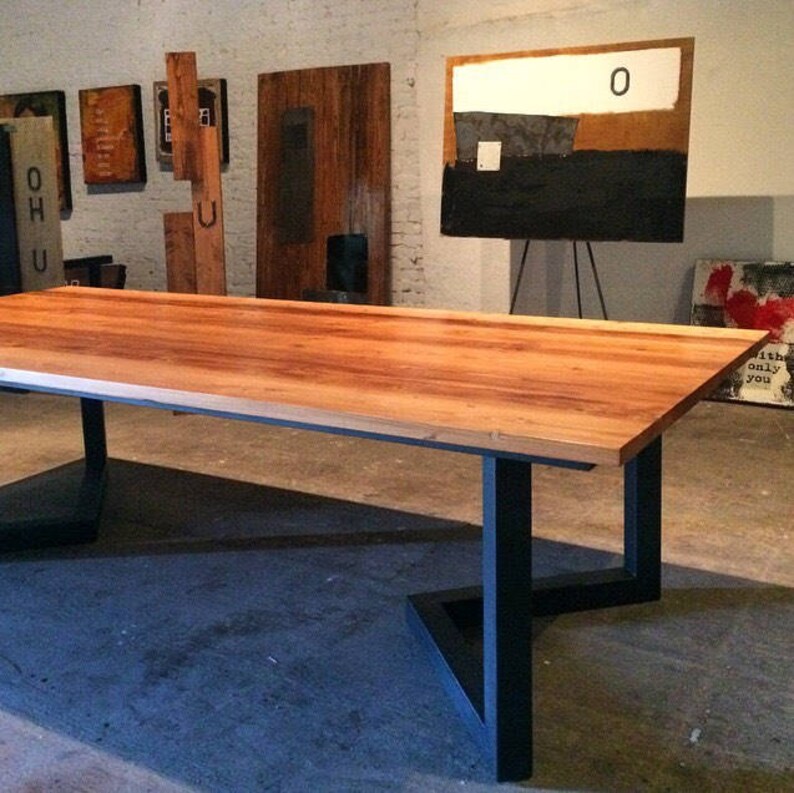 Conference Table Dining Table Handcrafted in LA Etsy