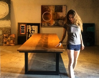Modern Solid Wood Conference Table. — handmade in Los Angeles