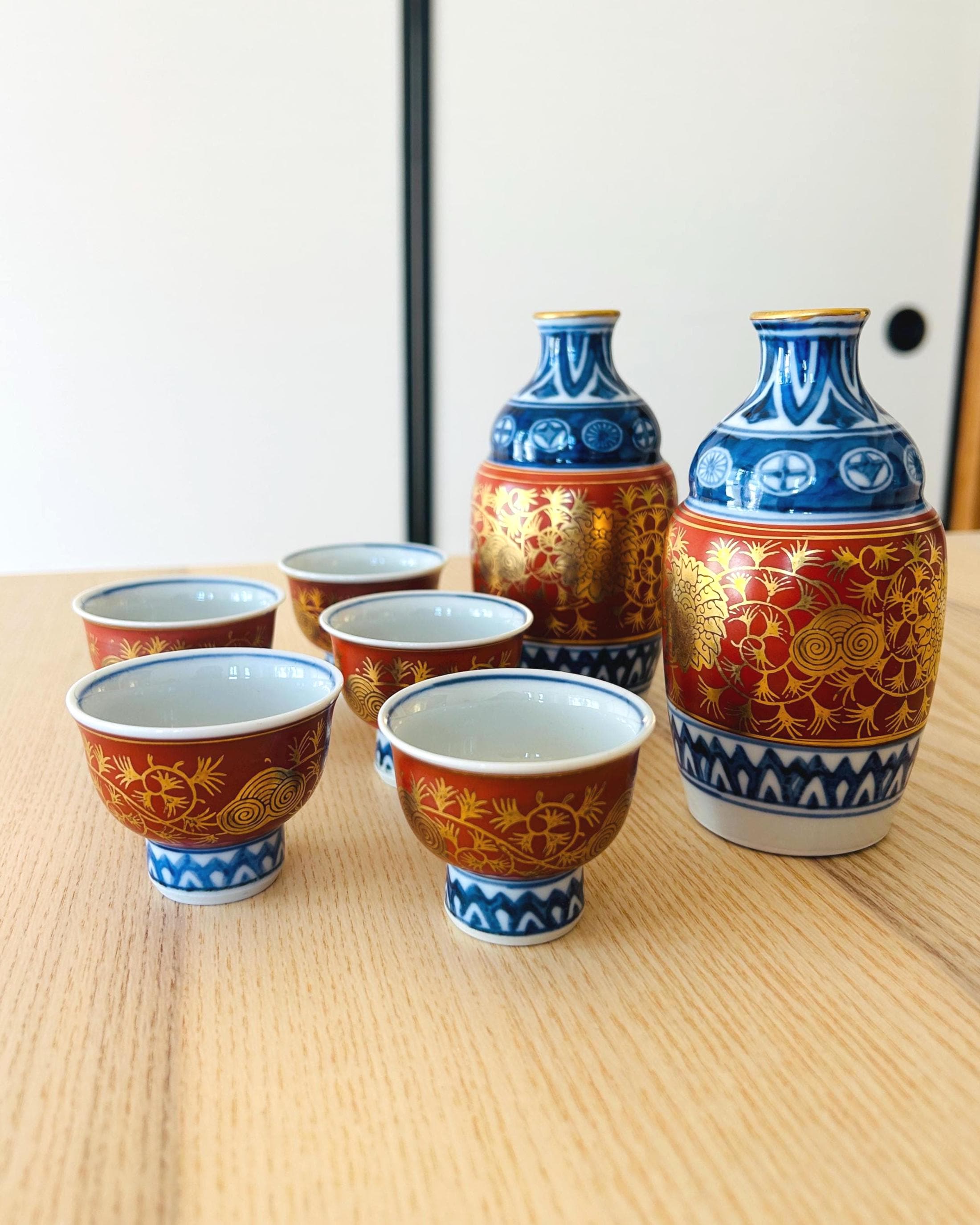 九谷焼の酒瓶 - Etsy 日本