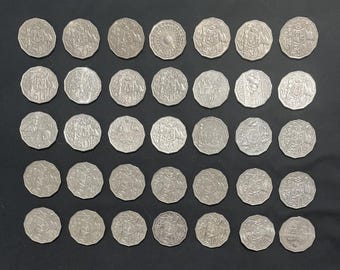 Australian 50 Cent Coin 1969 to 2025 Range including Australia Coin Album. Starter Set