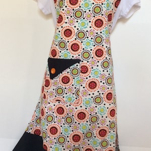 Ladies handmade retro full diners apron