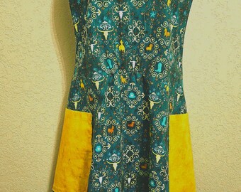 Full quality apron in colorful southwest print