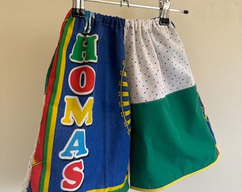 Handmade Upcycled Children’s Shorts Size 5 - THOMAS COLLECTION