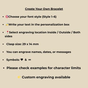 Personalized Name Bracelet, Natural Agate Bracelet For Men, Hematite Stone Accessories, Artisan Bracelets with Minimal Design image 3