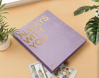 Textile Fabric Photo Album for Wedding and Family Memories, Couples or Girlfriend Gift