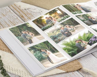 Custom Linen Memory Book | 4x6" / 10x15cm Photo Album for Wedding & Family Keepsakes