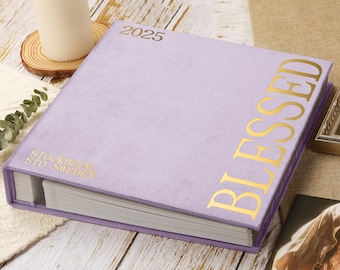 Textile Fabric Photo Album for Wedding and Family Memories, Couples or Girlfriend Gift