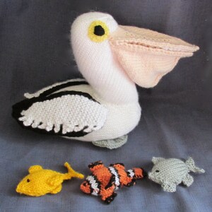 Toy Pelican KNITTING PATTERN pdf file by automatic download image 2