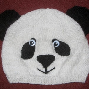 Koala and Panda Beanies KNITTING PATTERN pdf file by automatic download. afbeelding 5