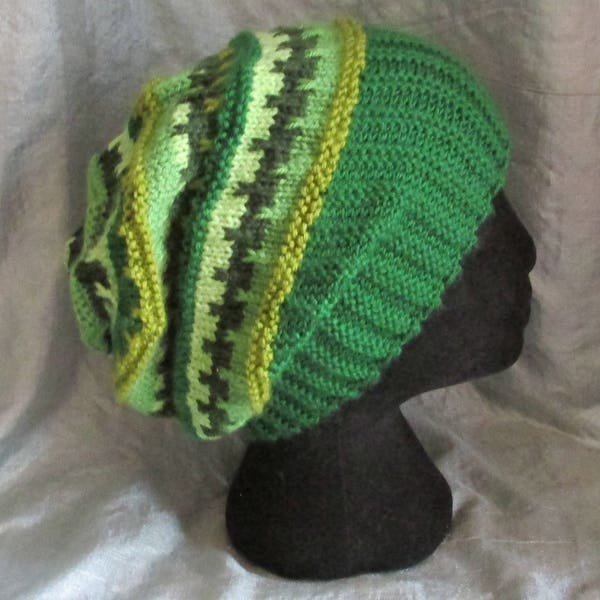 Stashbuster Slouch - KNITTING PATTERN – pdf file by automatic download