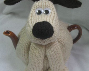 Dog Tea Cosy - KNITTING PATTERN -  pdf file by automatic download