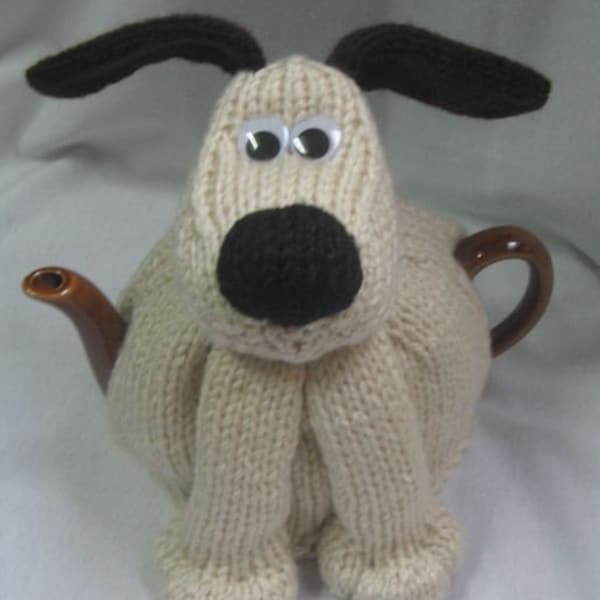 Dog Tea Cosy - KNITTING PATTERN -  pdf file by automatic download