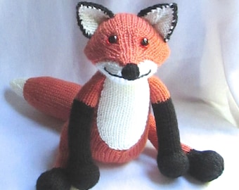Toy Fox - KNITTING PATTERN – pdf file by automatic download