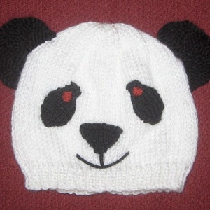 Koala and Panda Beanies KNITTING PATTERN pdf file by automatic download. afbeelding 4