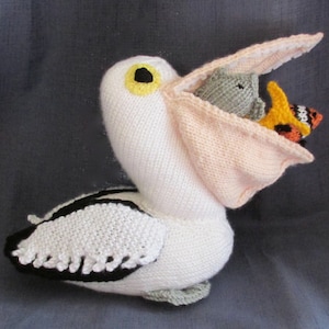 Toy Pelican KNITTING PATTERN pdf file by automatic download image 3