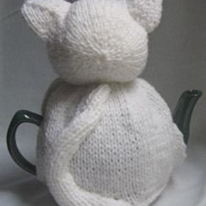 Cat Tea Cosy KNITTING PATTERN pdf file by automatic download image 5