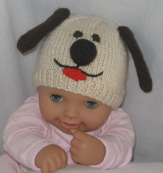 Cat and Dog Beanies KNITTING PATTERN pdf file by automatic Etsy