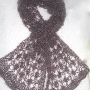 Lace Matrix Scarf KNITTING PATTERN pdf file by automatic download image 5