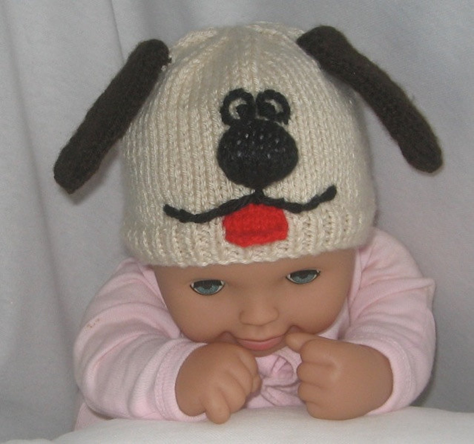Cat and Dog Beanies KNITTING PATTERN Pdf File by Automatic Etsy