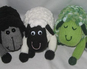 Toy Sheep - KNITTING PATTERN – pdf file by automatic download