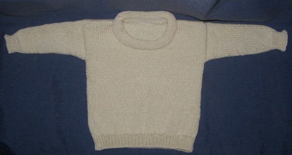 Little Rollneck Sweater for Babies & Toddlers KNITTING Etsy