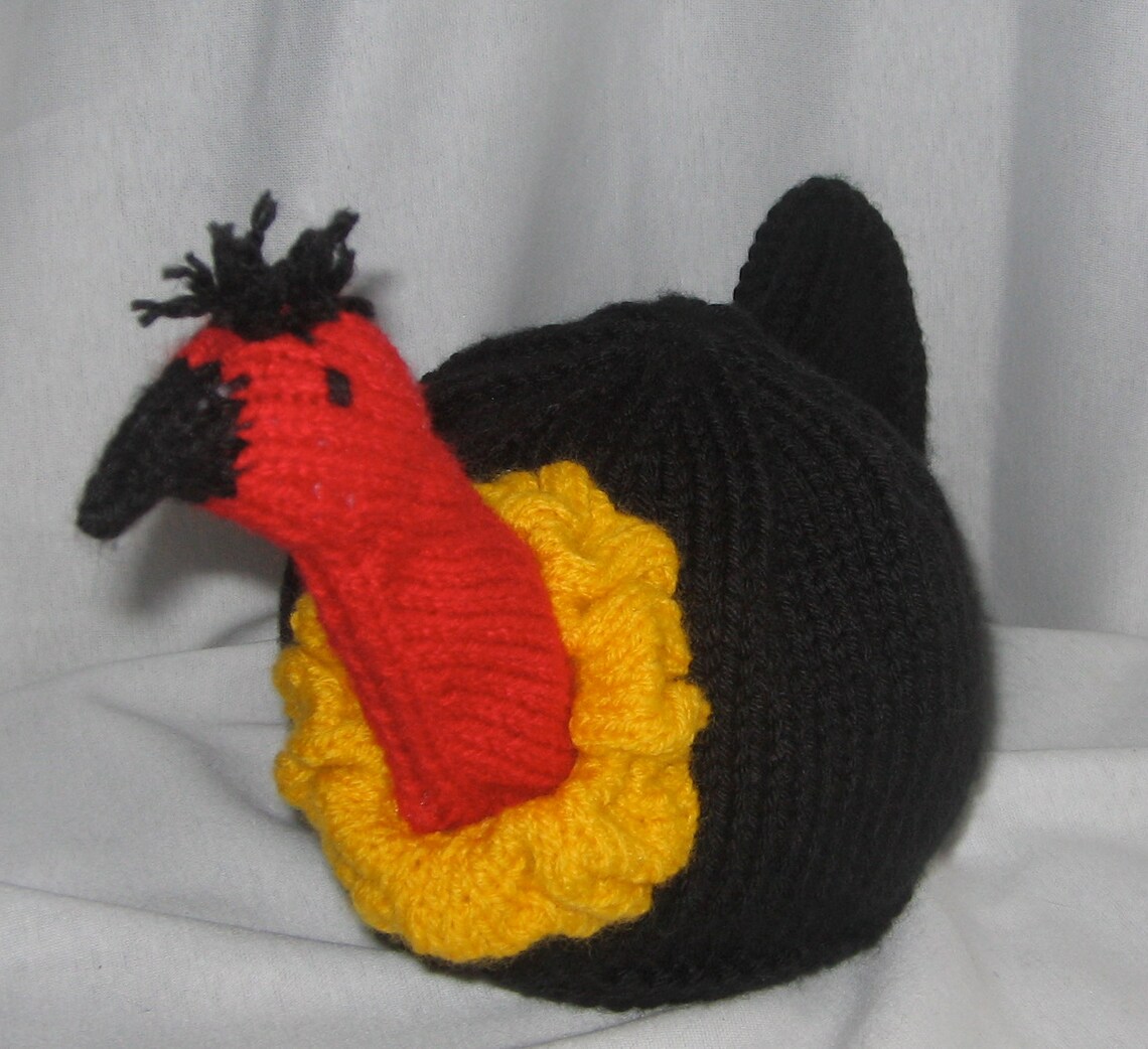 Scrub Turkey Tea Cosy - KNITTING PATTERN - Pdf File by Automatic ...