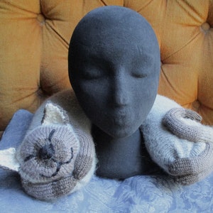 Snoozing Cat Travel Pillow KNITTING PATTERN pdf file by automatic download image 4