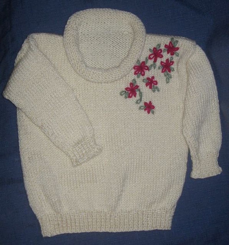 Little Rollneck Sweater for Babies & Toddlers KNITTING Etsy