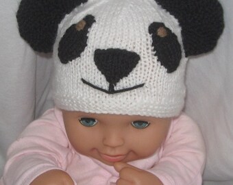 Koala and Panda Beanies - KNITTING PATTERN – pdf file by automatic download.