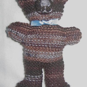 Speedy Bear KNITTING PATTERN pdf file by automatic download image 5