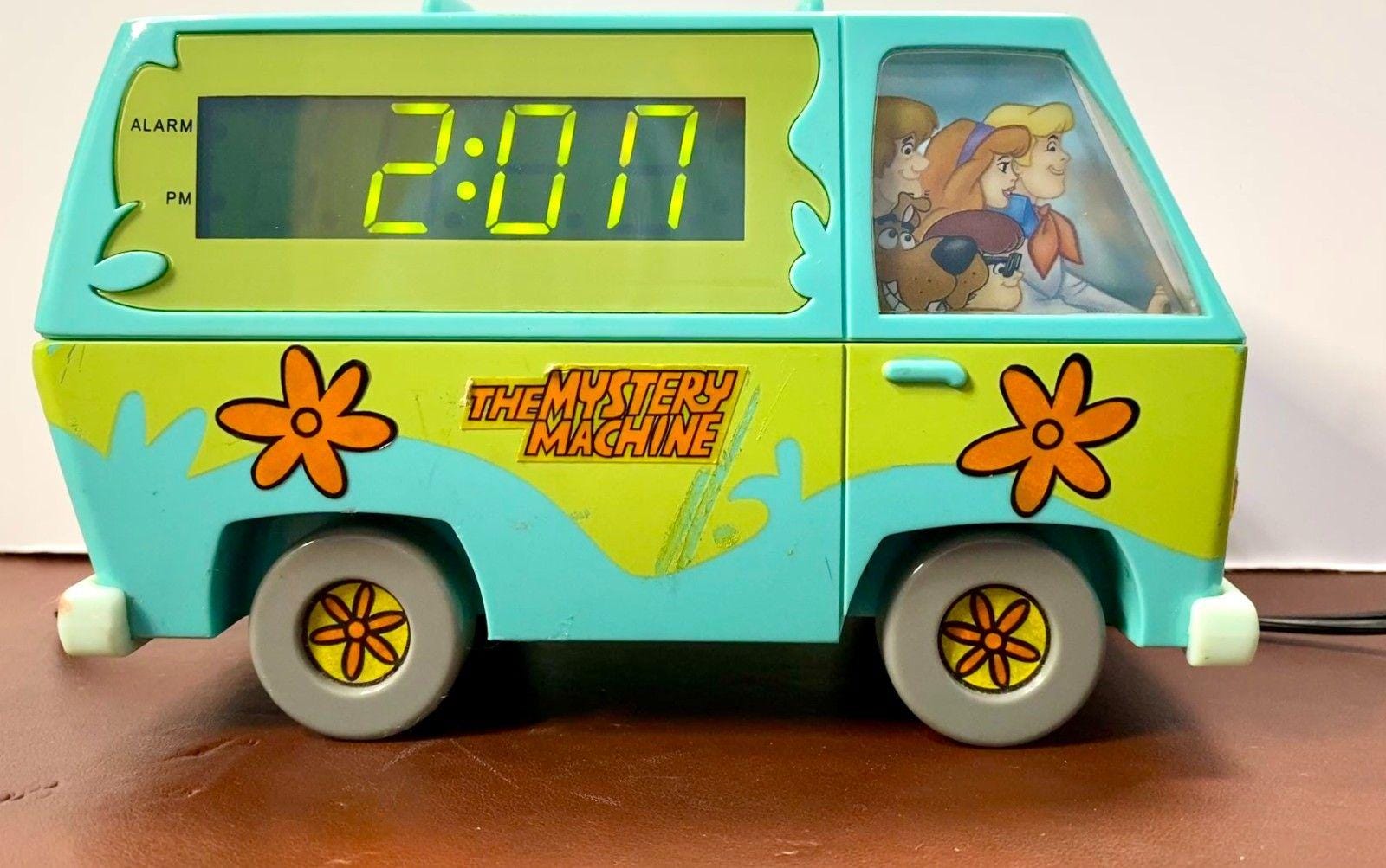 RARE Vintage 1999 Scooby Doo Mystery Machine Alarm Clock Westclox