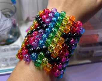 Silly >w< Face Kandi Cuff!